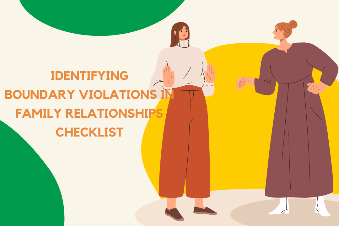 Identifying Boundary Violations in Family Relationships Checklist