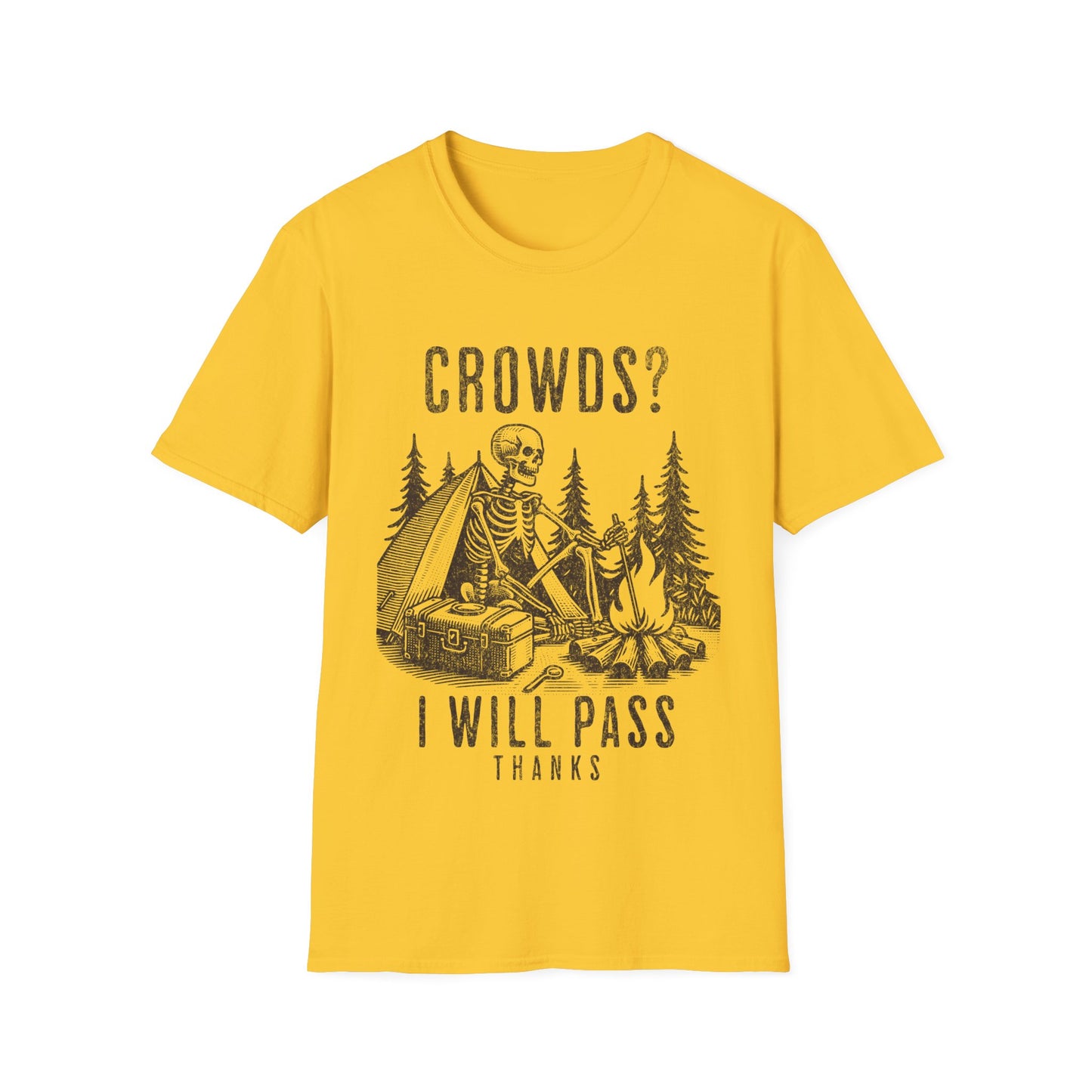 Will Pass Crowds T-shirt