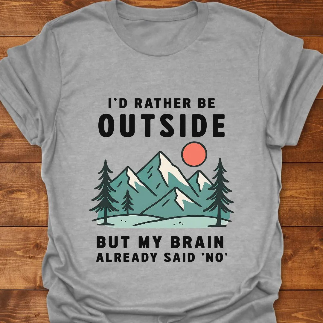 Brain Said No T-shirt