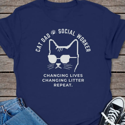 Cat Dad T-shirt