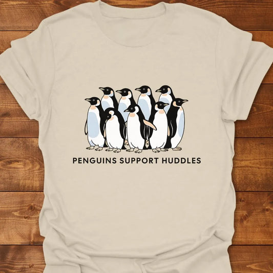 Penguins Huddles T-shirt